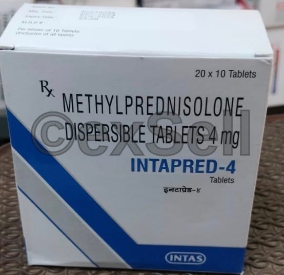 Intapred Tablet 4 mg Tablet – Methylprednisolone (4 Mg)