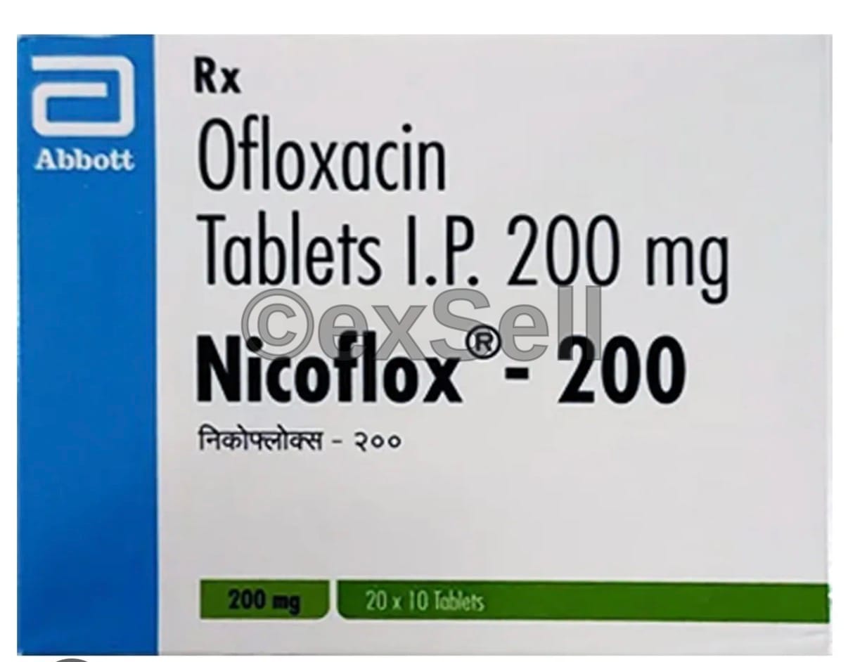 Nicoflox 200 MG Tablet 200 mg Tablet – Ofloxacin 200 mg
