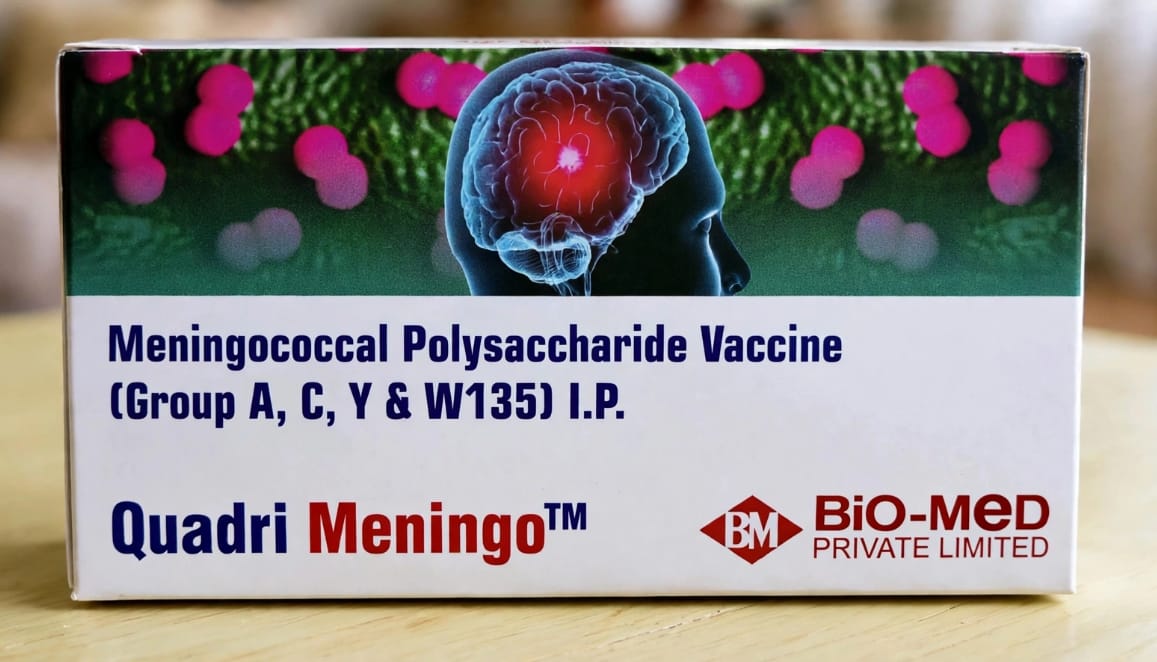 Quadri Meningo Vaccine 0.5ml per dose Vial – Meningococcal Polysaccharide Vaccine
