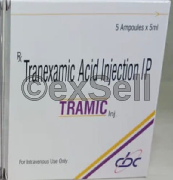 Tramic CBC Injection 500mg Ampoule – Tranexamic Acid (500mg)