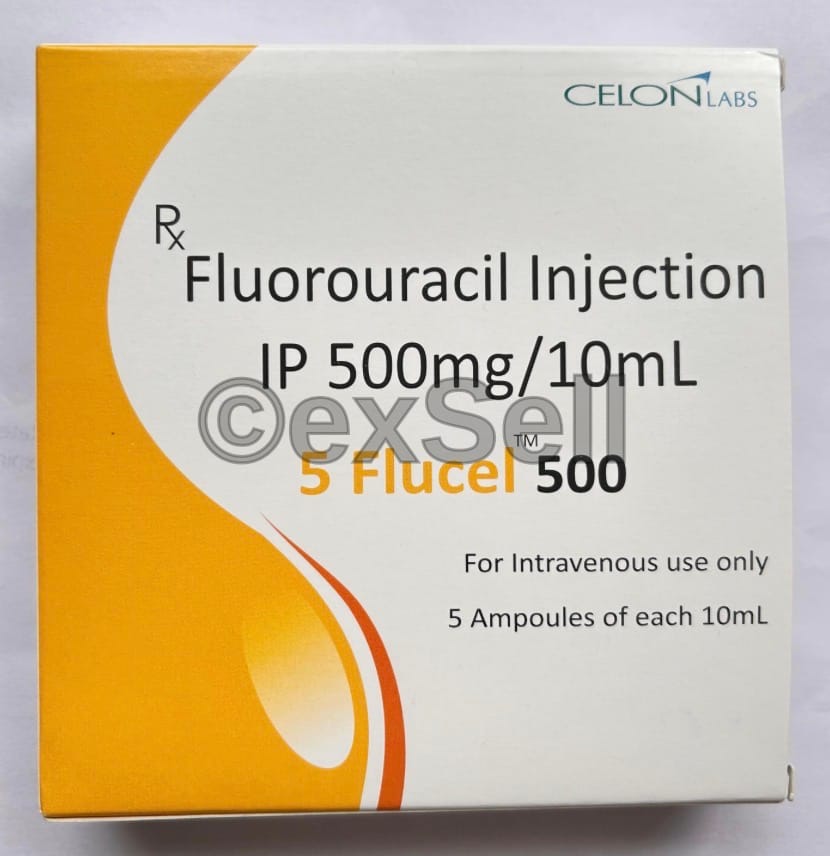 5 Flucel 500mg Injection 500mg Ampoule – Fluorouracil (500mg)