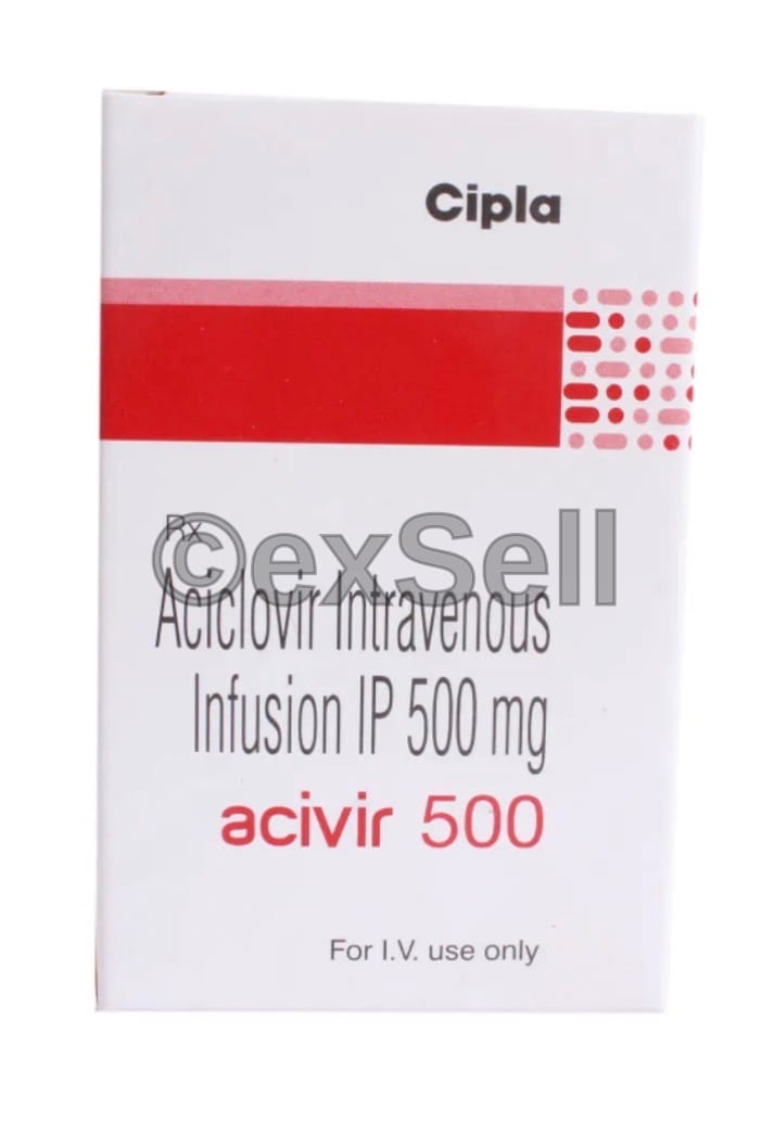 Acivir 500 Infusion 500 mg Infusion – Acyclovir (500mg)