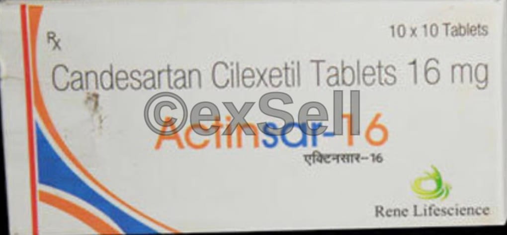 Actinsar 16mg Tablet 16mg Tablet – Candesartan (16mg)
