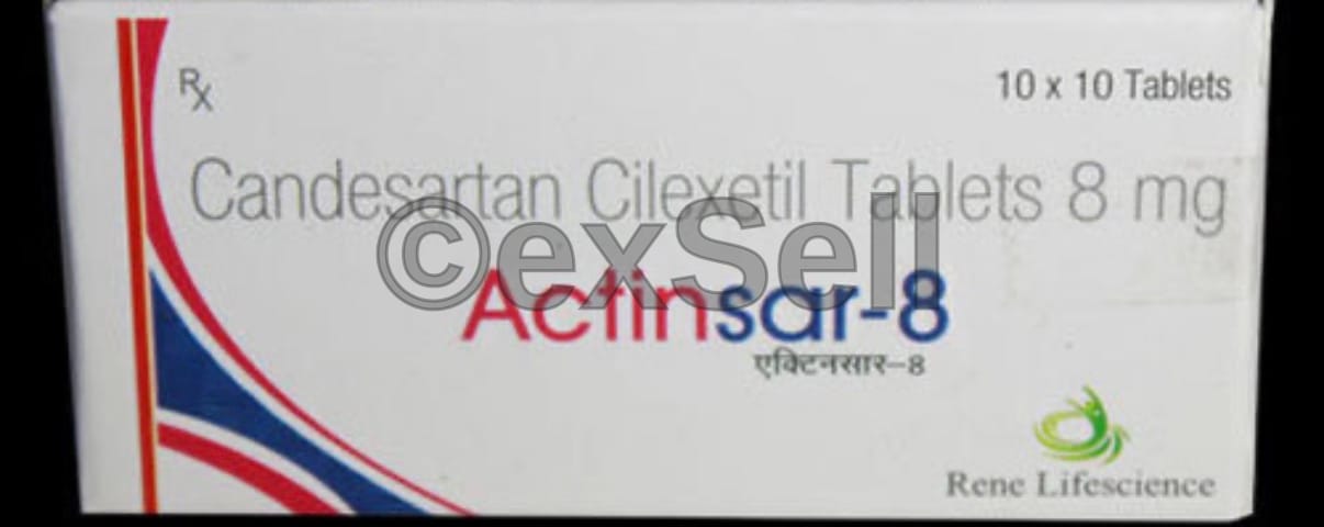 Actinsar 8mg Tablet 8mg Tablet – Candesartan (8mg)