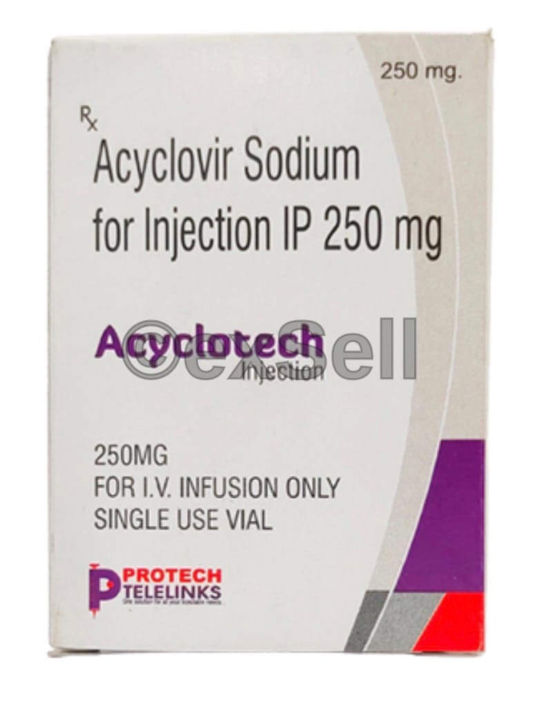 Acyclotech 250mg 250mg Vial – Aciclovir (250mg)