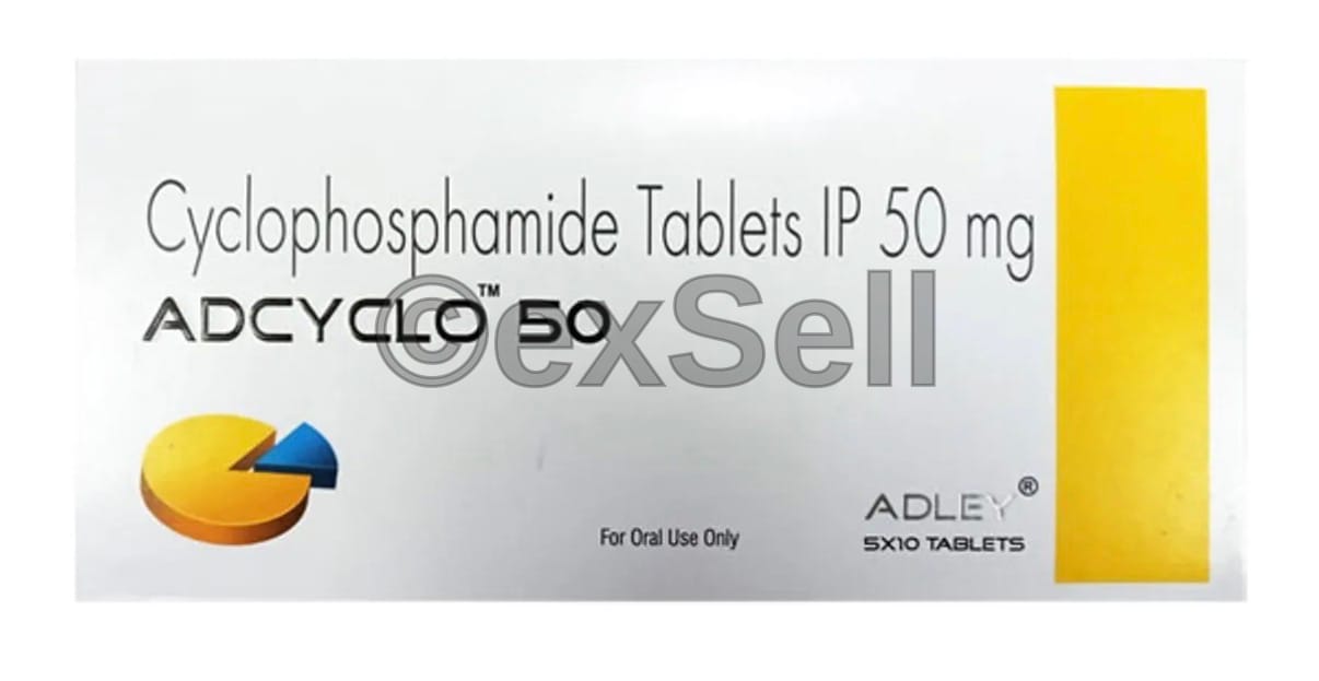 Adcyclo Tablet 50 mg Tablet – Cyclophosphamide (50mg)