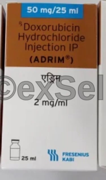 Adrim 50mg Injection 50mg Vial – Doxorubicin (50mg)