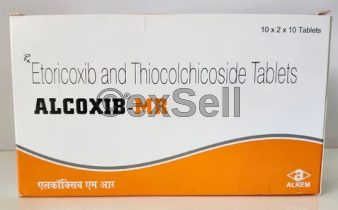 Alcoxib MR 30 mg / 60mg Tablet – Etoricoxib ( 60mg) and Thiocolchicoside (30 mg)