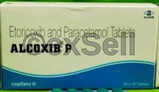 Alcoxib P Tablet 60mg/325mg Tablet – Etoricoxib (60mg) + Paracetamol (325mg)