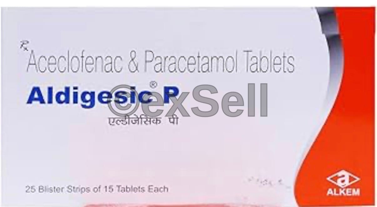 Aldigesic P Tablet 100mg/325mg Tablet – Aceclofenac (100mg) + Paracetamol (325mg)
