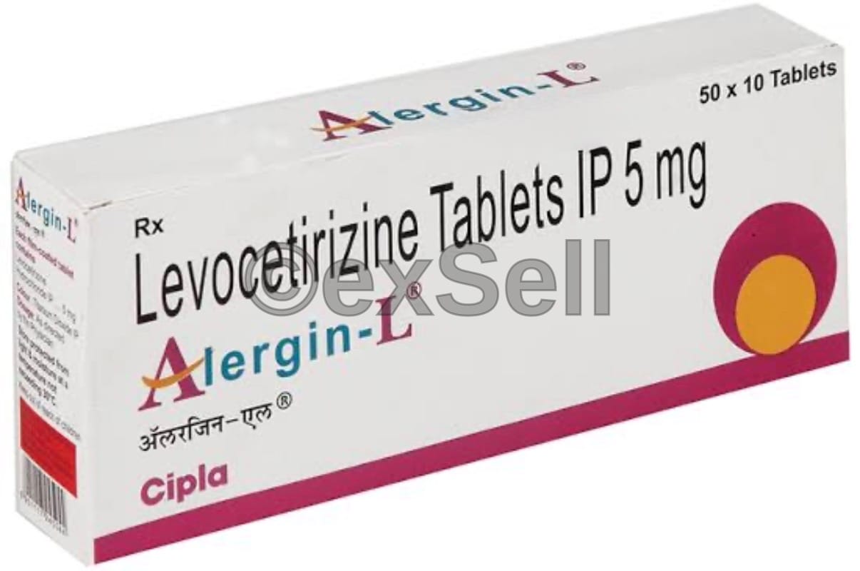 Alergin L Tablet 5 mg Tablet – Levocetirizine (5mg)
