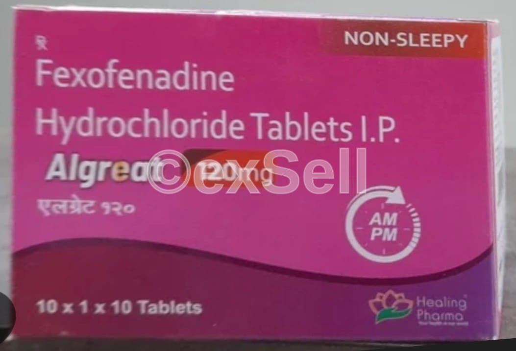 Algreat 120mg Tablet 120 mg Tablet – Fexofenadine (120 Mg)