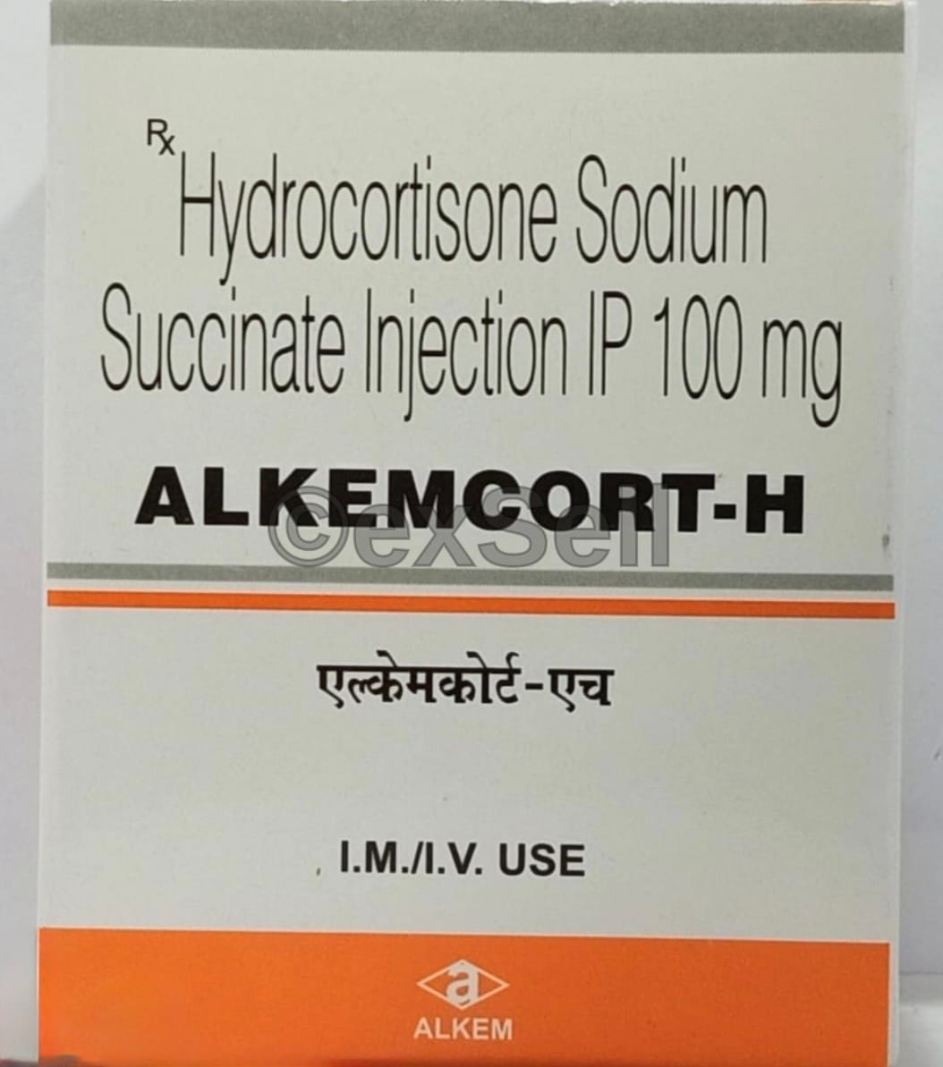 Alkemcort H Injection 100 mg Injection – Hydrocortisone sodium succinate (100 mg)