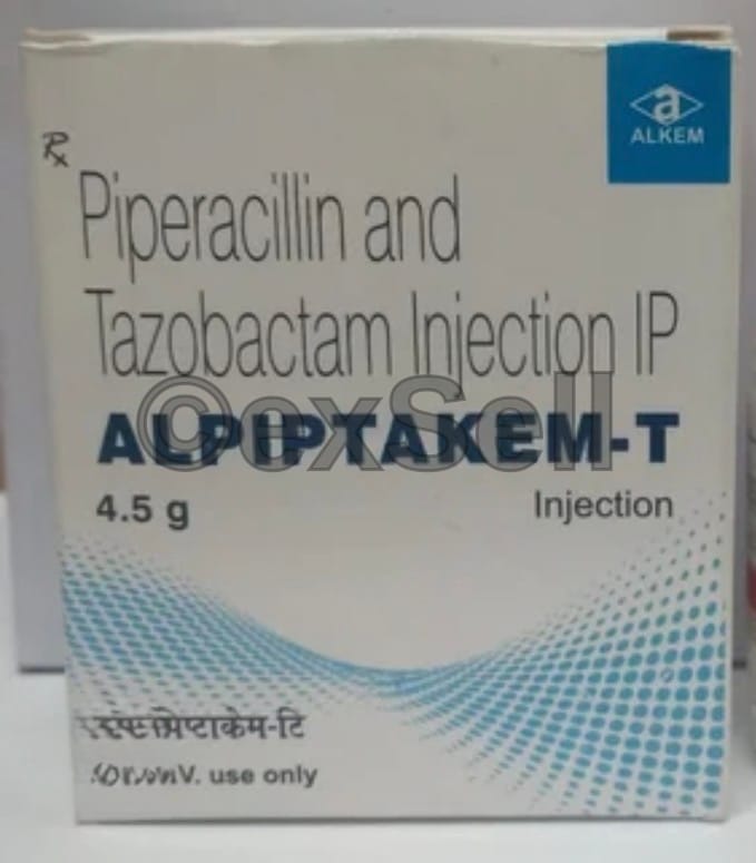 Alpiptakem-T 4.5gm Injection 4.5 gm Injection – Piperacillin ( 4gm), Tazobactam (0.5gm)