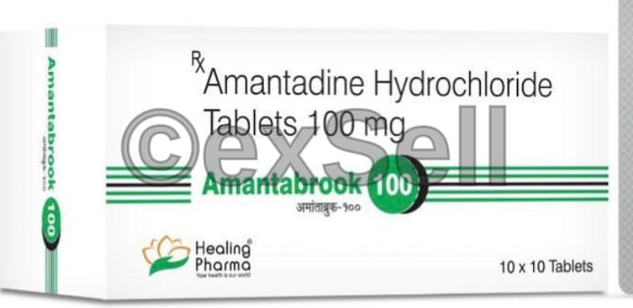 Amantabrook 100 mg 100mg Tablet – Amantadine hydrchloride 100 mg