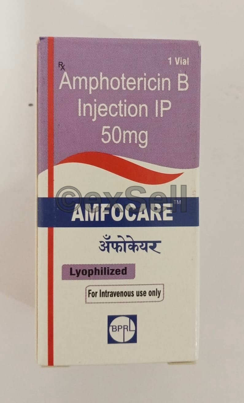 Amfocare 50mg Injection 50 mg Injection – Amphotericin B 50 mg