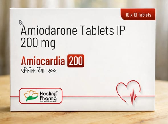 Amiocardia 200 200 mg Tablets – Amiodarone 200 mg