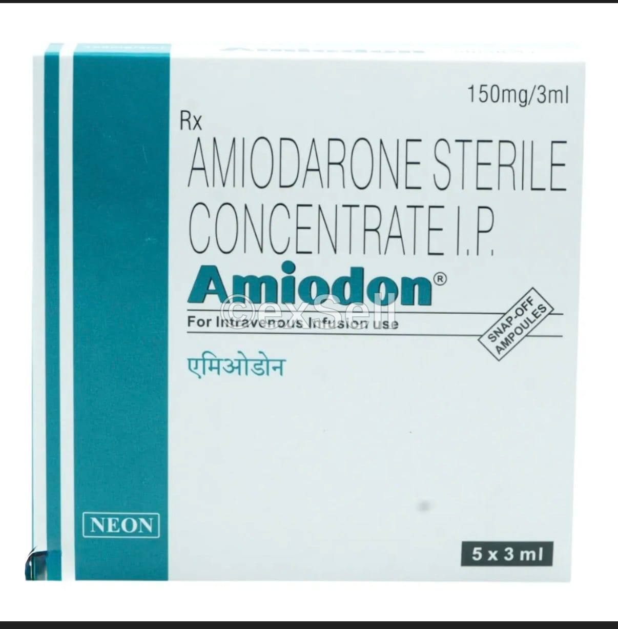 Amiodon 150mg Injection 150 mg Injection – Amiodarone (150mg)