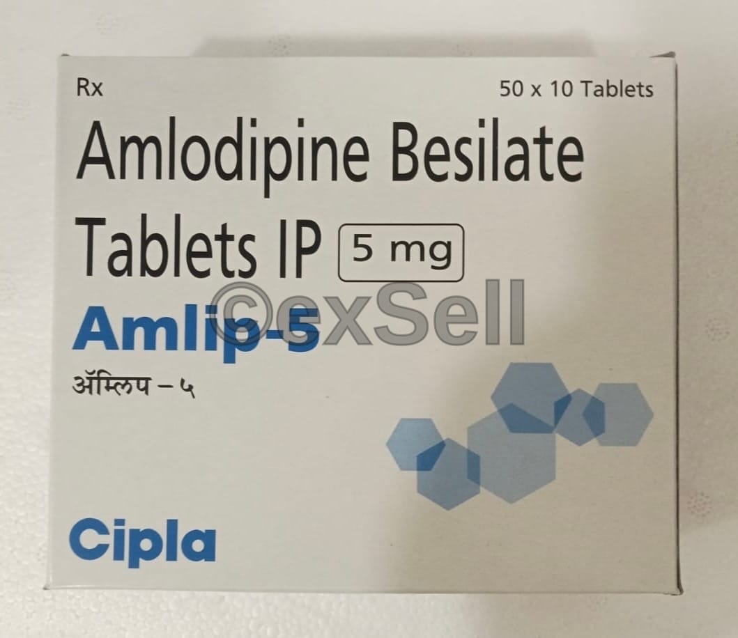 Amlip 5 Tablet 5mg Tablet – Amlodipine (5mg)