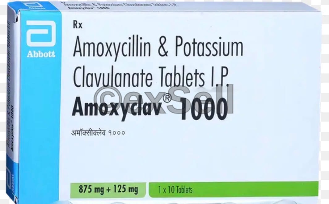 Amoxyclav 875mg/125mg Tablet 875 mg + 125 mg Tablet – Amoxycillin (875mg) + Clavulanic Acid (125mg)
