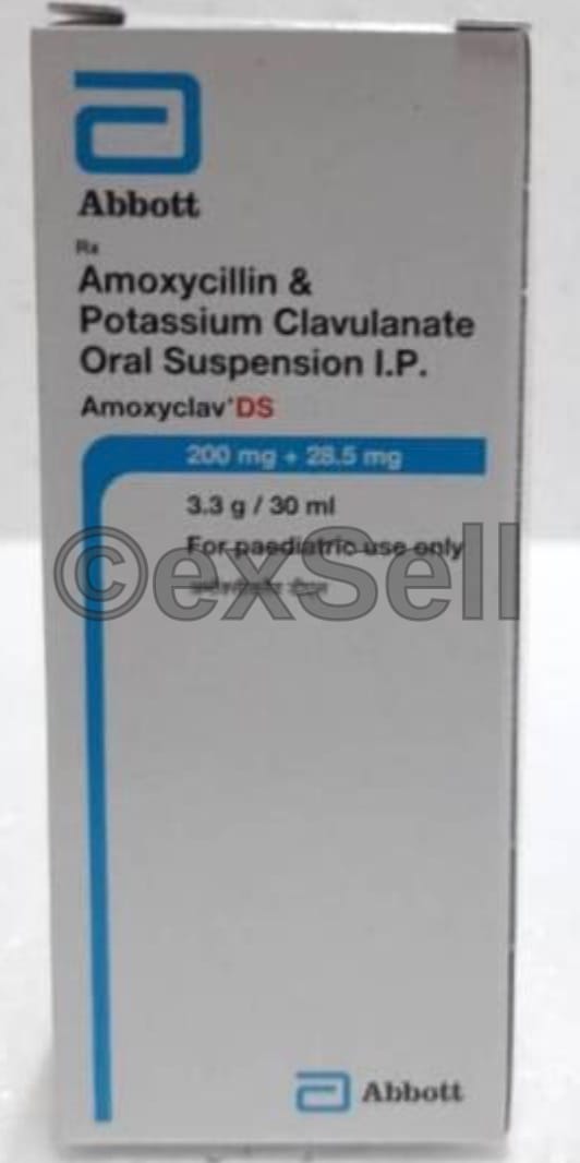 Amoxyclav DS Oral Suspension 200 mg+ 28.5 mg Oral Suspension – Amoxycillin (200mg) + Clavulanic Acid (28.5mg)