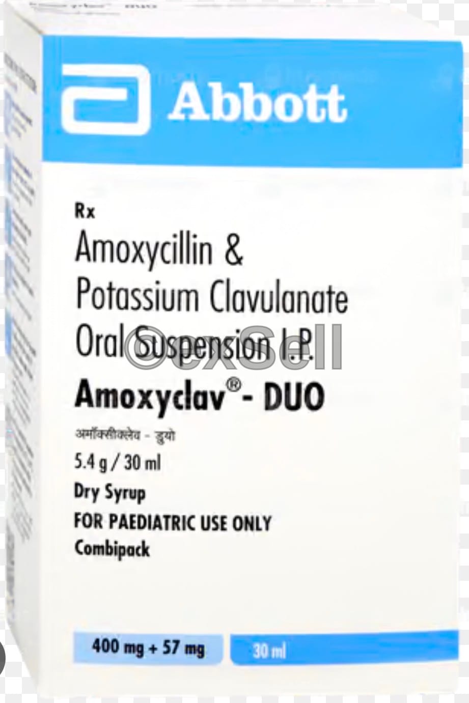 Amoxyclav-Duo Oral Suspension Combination Oral Suspension – Amoxycillin (400mg/5ml) + Clavulanic Acid (57mg/5ml)