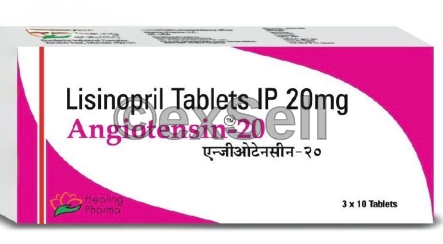 Angiotensin 20 Tablet 20 mg Tablet – Lisinopril (20mg)