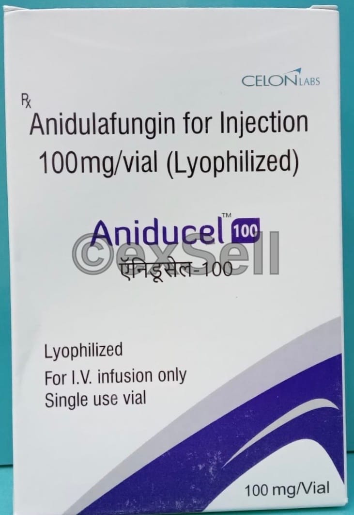 Aniducel 100mg Injection 100mg Injection – Anidulafungin (100mg)