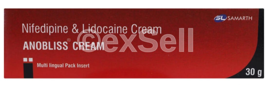 Anobliss Cream 1.5% + 0.3% Cream – Lidocaine (1.5% ) + Nifedipine (0.3%)