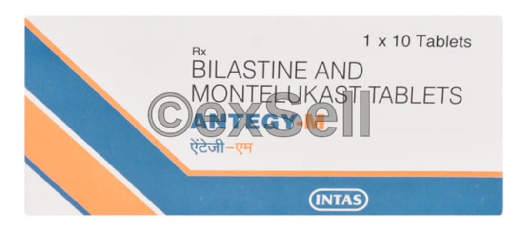 Antegy M Tablet 20mg/10mg Tablet – Bilastine (20mg) + Montelukast (10mg)