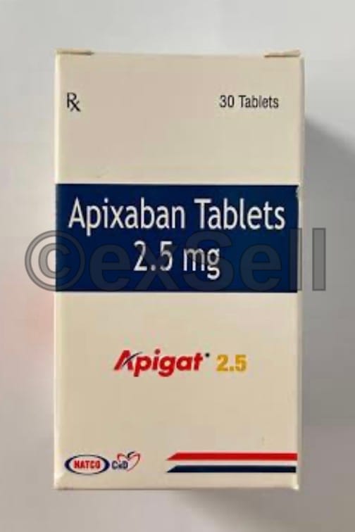 Apigat 2.5mg Tablet 2.5mg Tablet – Apixaban (2.5mg)