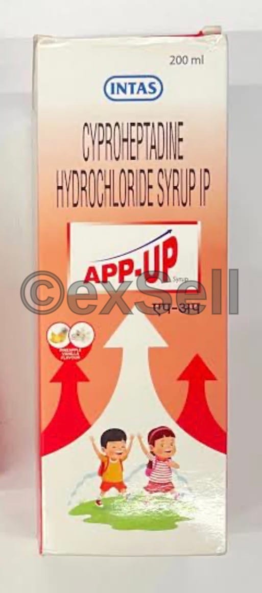 App UP Syrup 2mg/ 275 mg Syrup – Cyproheptadine (2mg) + Tricholine Citrate (275mg)