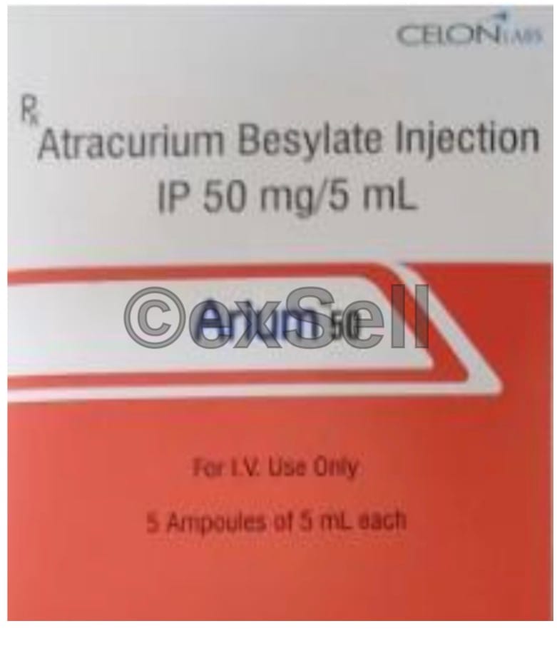 Arium 50mg Injection 50mg Injection – Atracurium Besylate -50mg