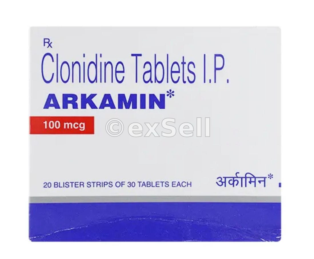 Arkamin Tablet 100 mcg Tablet – Clonidine (100mcg)