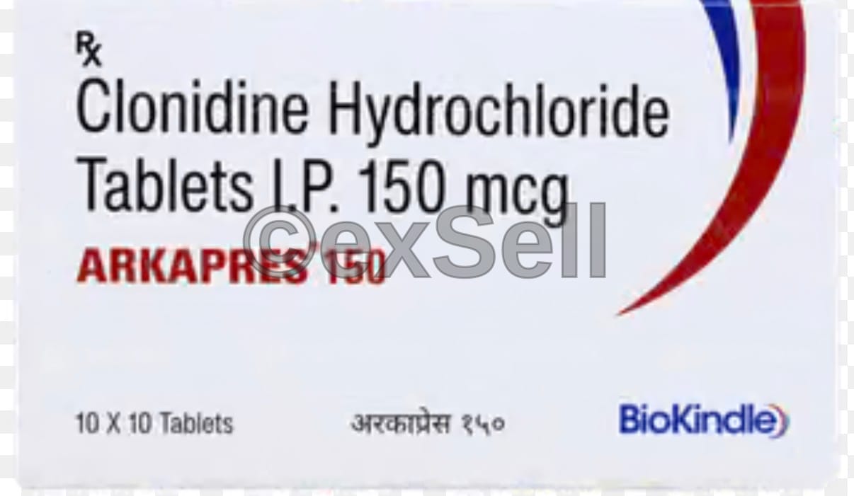 Arkapres 150mcg Tablet 150mcg Tablet – Clonidine (150mcg)