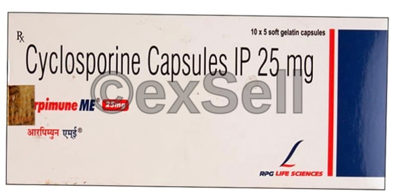 Arpimune ME 25mg 25mg Capsule – Cyclosporine (25mg)