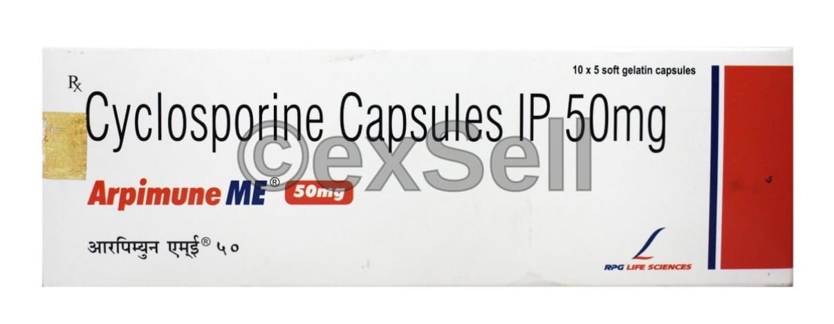Arpimune me 50mg Capsule 50mg Capsule – Ciclosporin (50mg)