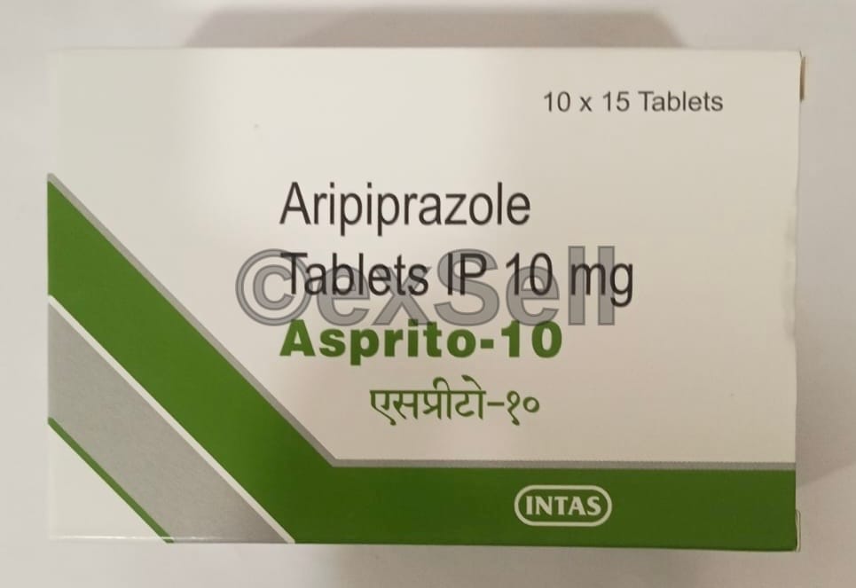 Asprito 10 Tablet 10 mg Tablet – Aripiprazole (10mg)