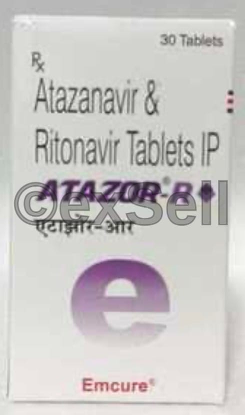 Atazor-R 300mg/100mg Tablet 300mg + 100mg Tablet – Atazanavir (300mg) + Ritonavir (100mg)
