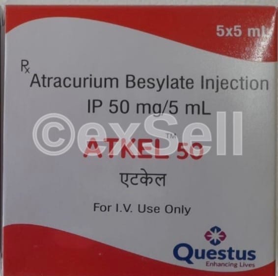 Atkel 50mg Injection 50mg Vial – Atracurium Besylate (50mg)