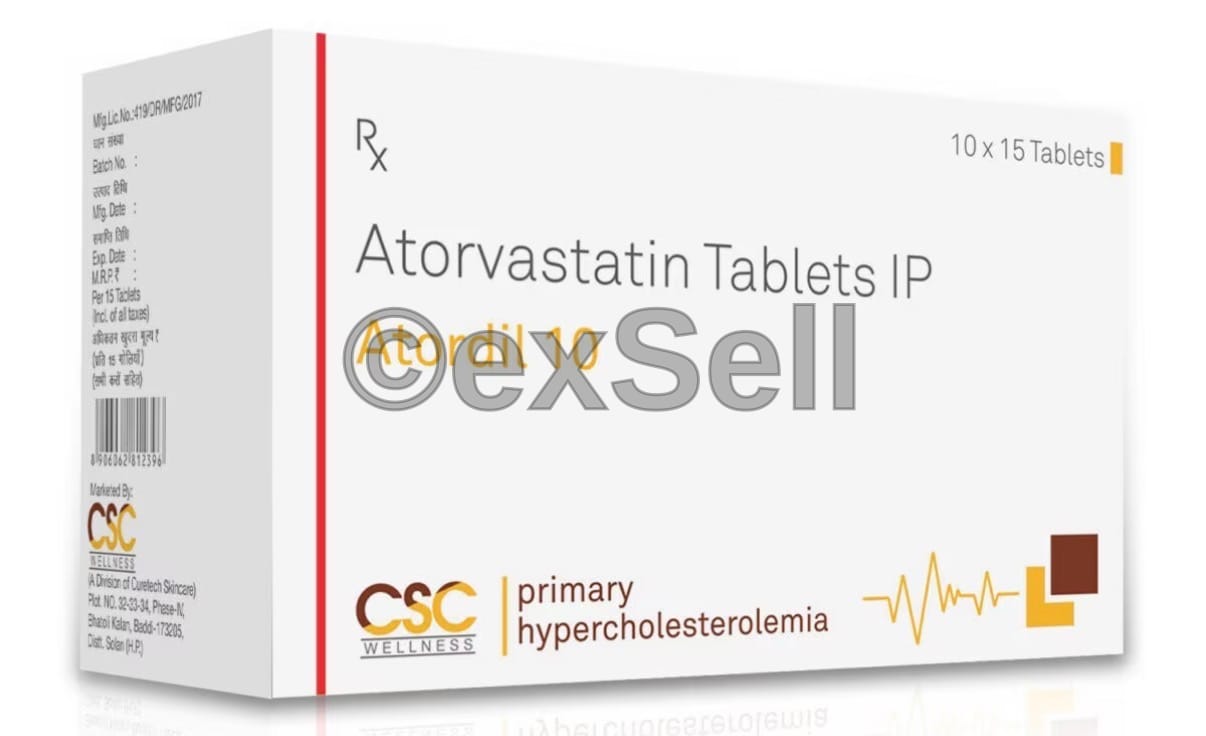 Atordil 10 mg Tablet 10mg 10 mg – Atorvastatin-10MG