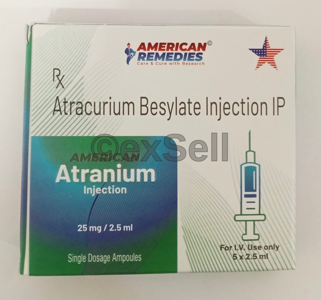 Atranium Injection, 25Mg 25 mg Injection – Atracurium Besilate 25 mg