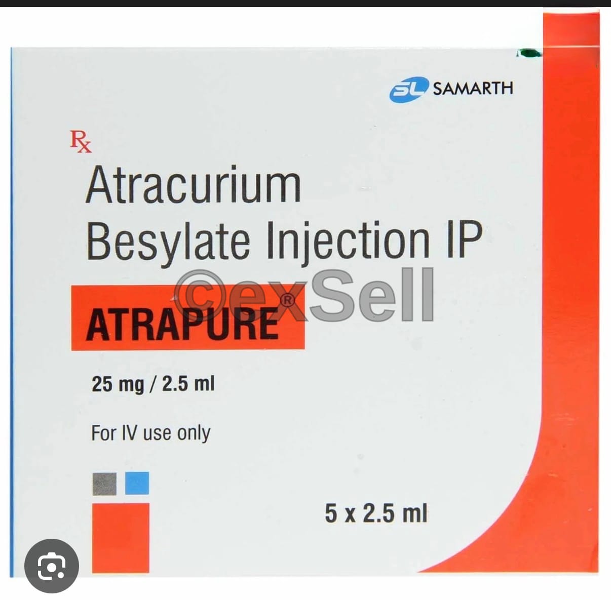 Atrapure 25mg/2.5ml Injection 25 mg Injection – Atracuruim 10mg