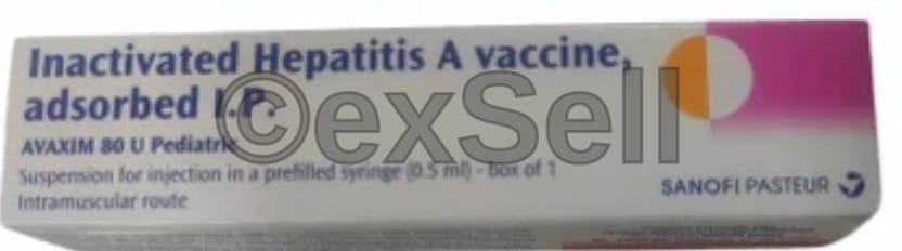 Avaxim 80U Pediatric 80IU Prefilled syringe – Freeze-dried Live Attenuated Hepatitis A Vaccine (80IU)