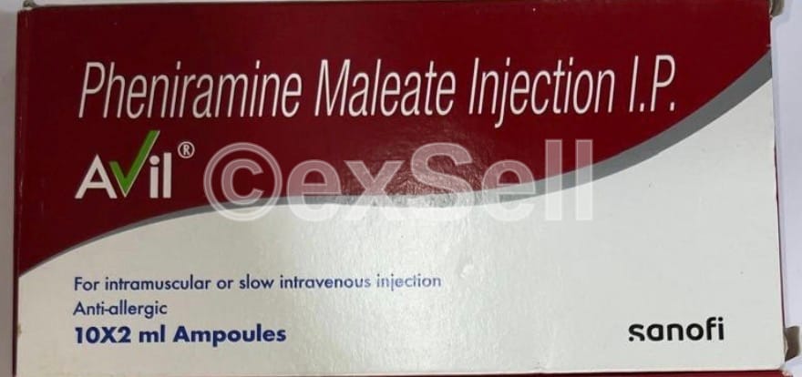 Avil Injection 22.75mg/ml Vial – Pheniramine (22.75mg/ml)