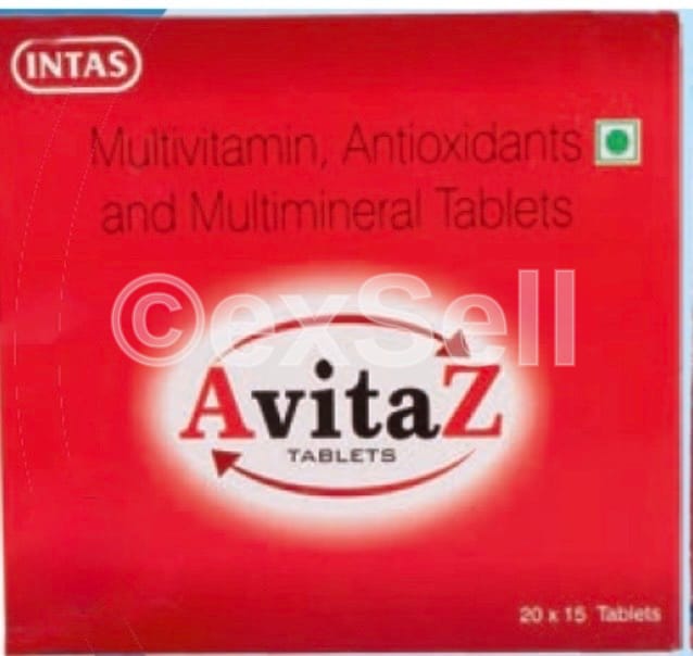 Avitaz Tablet Combination Tablet – Copper (2 Mg) + Selenium (40 Mcg) + Vitamin A / Retinol (5000 Iu) + Vitamin C / Ascorbic Acid (75 Mg) + Vitamin E (25 Iu) + Zinc (40 Mg)