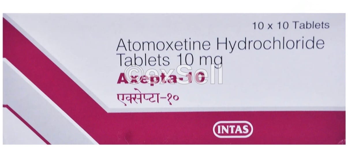 Axepta 10 Tablet 10 mg Tablet – Atomoxetine (10mg)