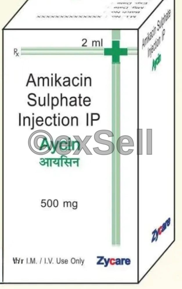 Aycin 500 MG Injection 500 mg Injection – Amikacin 500 mg