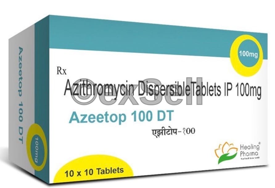 Azeetop 100 Dt Tablet 100 mg Tablet – Azithromycin (100 Mg)
