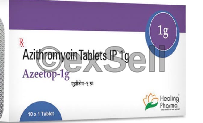 Azeetop 1gm Tablet 1000 mg Tablet – Azithromycin (1000 Mg)